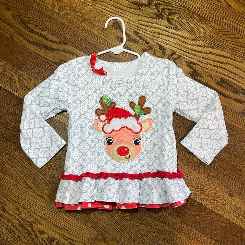 Boutique reindeer top